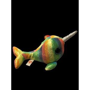 "Nori" the Norwal Whale Ty Beanie